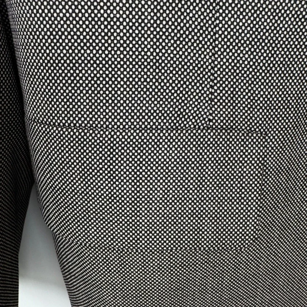 Brooks Brothers Sport Coat Mens 42L Black Wool Textured Two Button Blazer Jacket